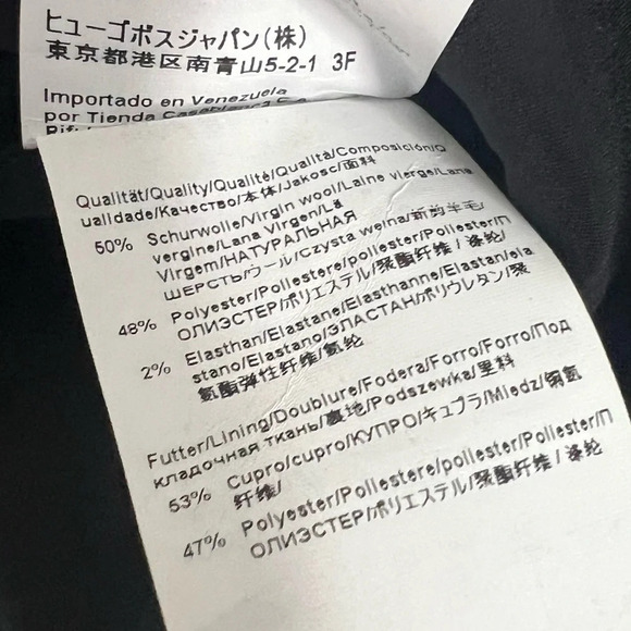 NWT Hugo Boss Doritala Geometric Wool Stretch Woven Tailored Sheath Dress Sz 10 - Picture 12 of 14